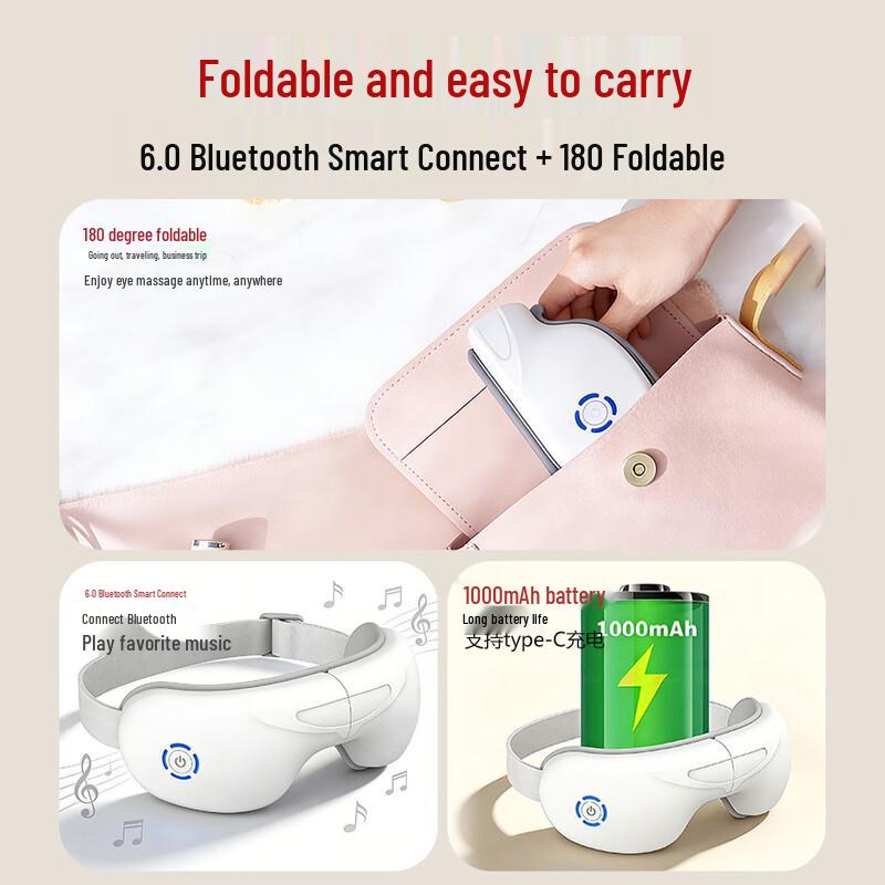 LISM Foldable Rechargeable Airbag Eye Massager