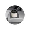 Kakusei Tumbler with Lid, 9cm x 14.4cm, Charcoal, 400ml, Double Vacuum, Heat Insulation, Cold Insulation, Powder Coat, Scratch Resistant cococafe