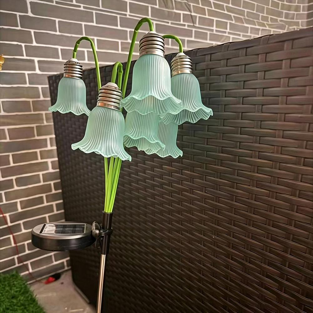 Waterproof Lawn Decoration Light Solar Powered Flower Landscape Light Yard Patio