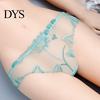 Women Panties Women's Sexy Lace Thongs See Through Mesh Sheer Lady Floral Embroidered Low-Waist Underwear Ultra-Thin Ladies Briefs Seamless