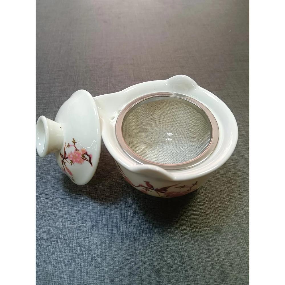 Chinese Traditional Teapot Tea Set Ceramic Gaiwan Brewing TeaPot Household Anti-Scalding Hand Grasp Pot Tea Set Accessorie
