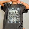 Respect The Locals Shirt - Vintage Animal Comfort Colors T-Shirt, Retro National Park Shirt, 90s Nature Lover Graphic Tee, Granola Girl Gift