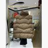 Down Cotton Vest Women's Spring and Autumn Vest Short Warm All-match Waistcoat Tide