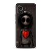 Phone Case Cover for Xiaomi Poco F7 F6 F5 F4 F3 X7 X6 X5 X4 X3 NFC M4 C51 C55 GT Pro Soft TPU Dark Cute Girl Doll Art Creative