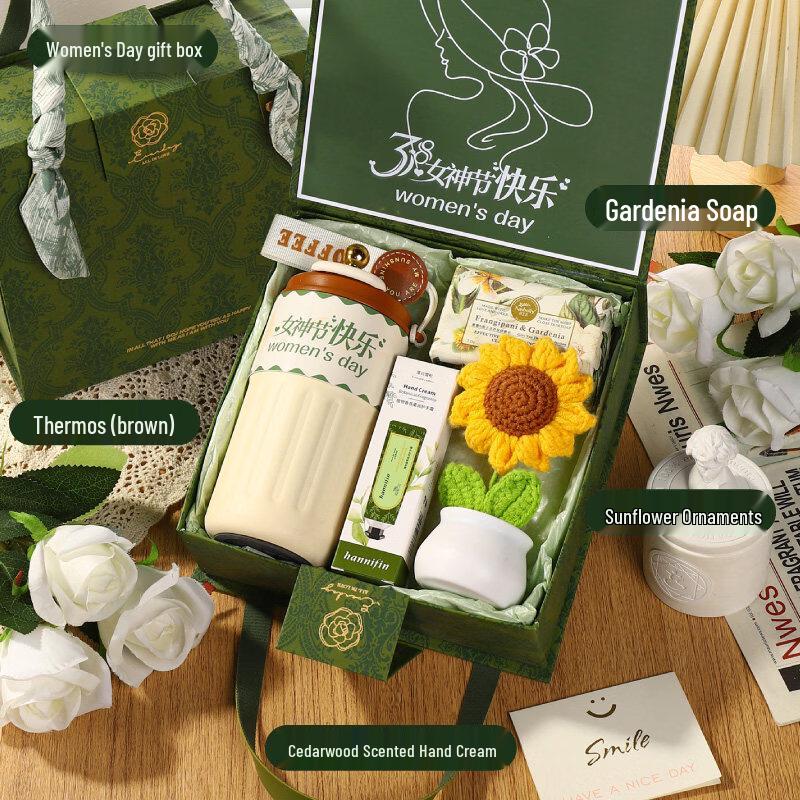 Women s Day Gift Set with Thermos & Toiletries
