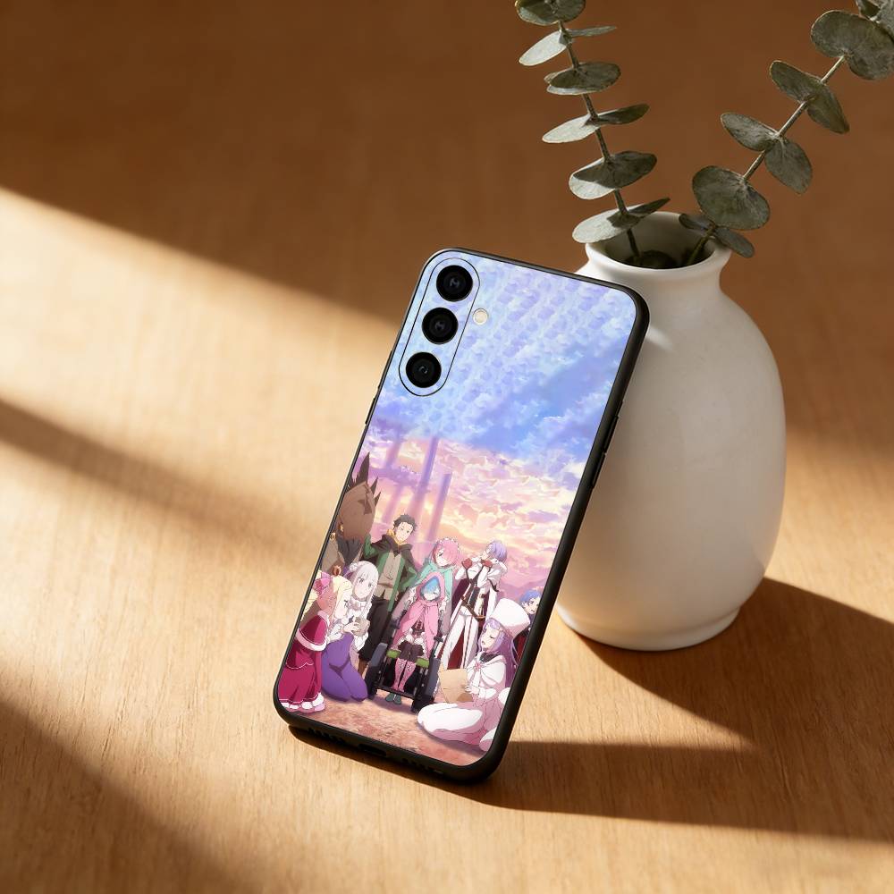 Re Z-ZERO Starting Life in Another World Phone Case For Samsung GalaxyA13,21s,22,31,32,52,53,71,72,73,Soft Black Cover