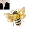 Sophisticated Metallic Bees Pin Featuring Lightweight Construction And Easy To Wear Bees Brooch Jewelry for Dates