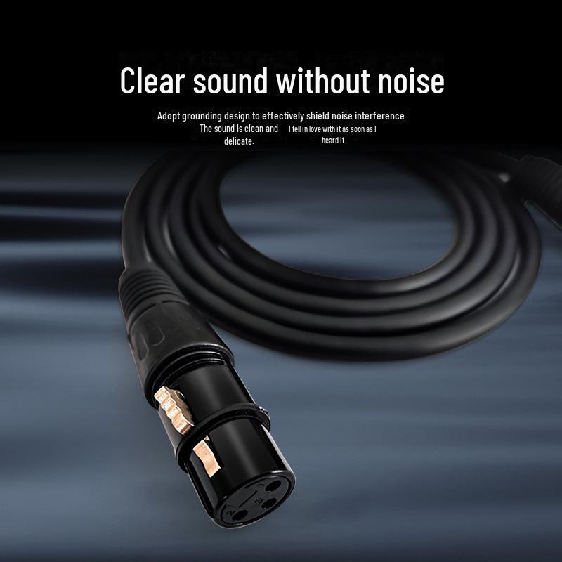 XLR Male to Female Microphone Cable - Balanced Pure Copper Audio Amplifier Line