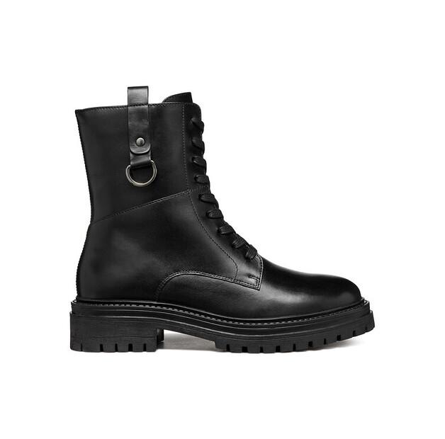 Geox D Iridea D46HRB 00043 C9999 Ankle Boots, Black