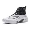 Anta KT8 KT 8, Black Eight Slip Resistant Abrasion Resistant High top Basketball Shoes Men's Black White Sneakers 112331101-1