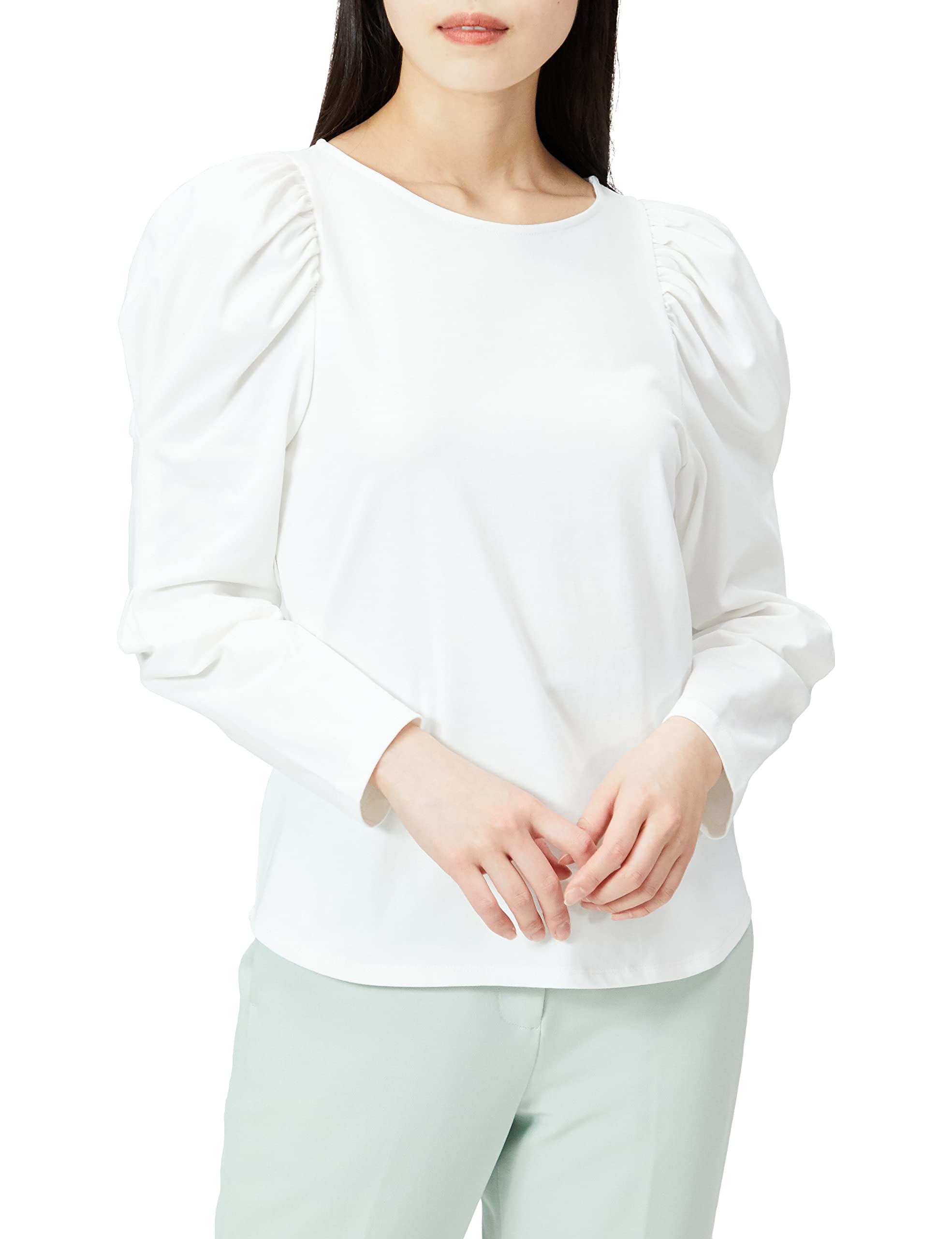 

Milkfed Puff Sleeve LS Free Size Women s Tee, White, белый
