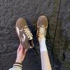 [Youshilai] Retro color matching German training shoes women's 2025 spring new flat-bottomed versatile fashion casual sports shoes