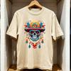 Cinco de Mayo Skull with Sombrero tshirt Women Unisex Casual cotton printed t shirts Adult streetwear camisetas tops tee