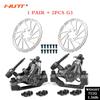 NUTT DA6S Horský Kolo Dvoupístkový Třmen Kotoučové Brzdy 160mm Kotouč Mechanické Tažení Lankem Kotoučová Brzda Skútr Díly na Kolo
