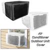 Black Ac Unit Cover U-Shaped Window Air Conditioner Cover  Window Mounted Systems