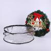 Transparent Christmas Decoration Storage Bag, Handmade Supplies Storage Bag, Plastic PE Material, Christmas Decorations.
