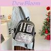 Pu Dualcolor Backpack For Girls And Boys With Cushion Straps And Large Capacity
