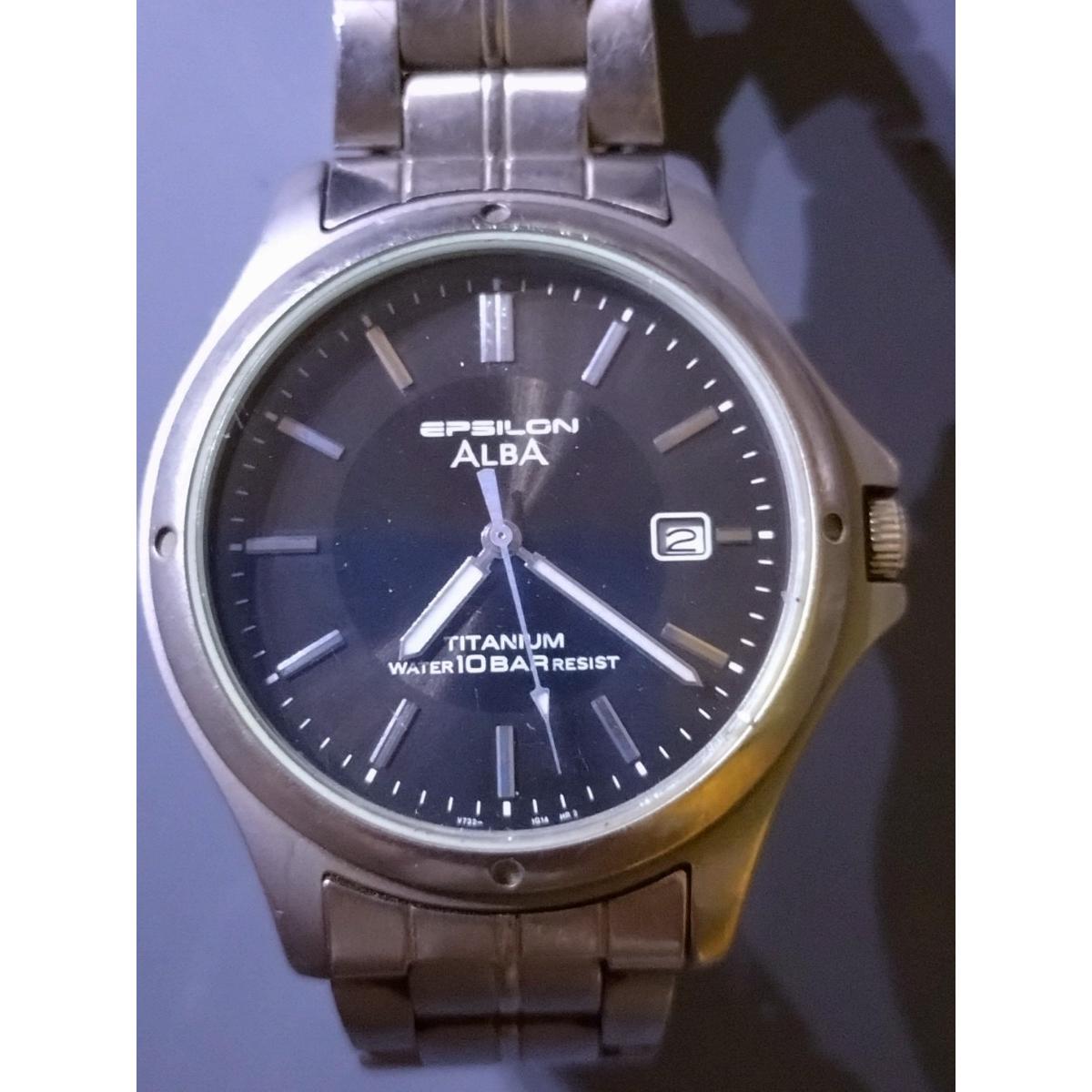 [Рабочий предмет] Наручные часы SEIKO ALBA EPSILON V732 легкие