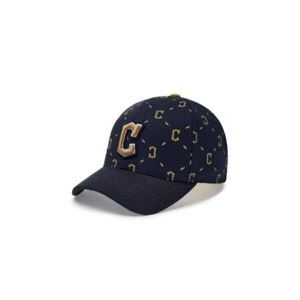 [MLB] Kids Cap JQT 7ACPMD34N-45NYD Diamond Monogram Jacquard Contrast Brim Ball Cap Cleveland Guardians F2