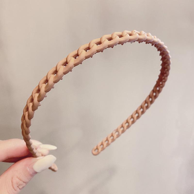 Korea Mode Lange Zahn Haarbänder Für Frauen Nicht Slip Haar Kämme Einfarbig Geometrische Lünette Femme Haar Zubehör Mädchen