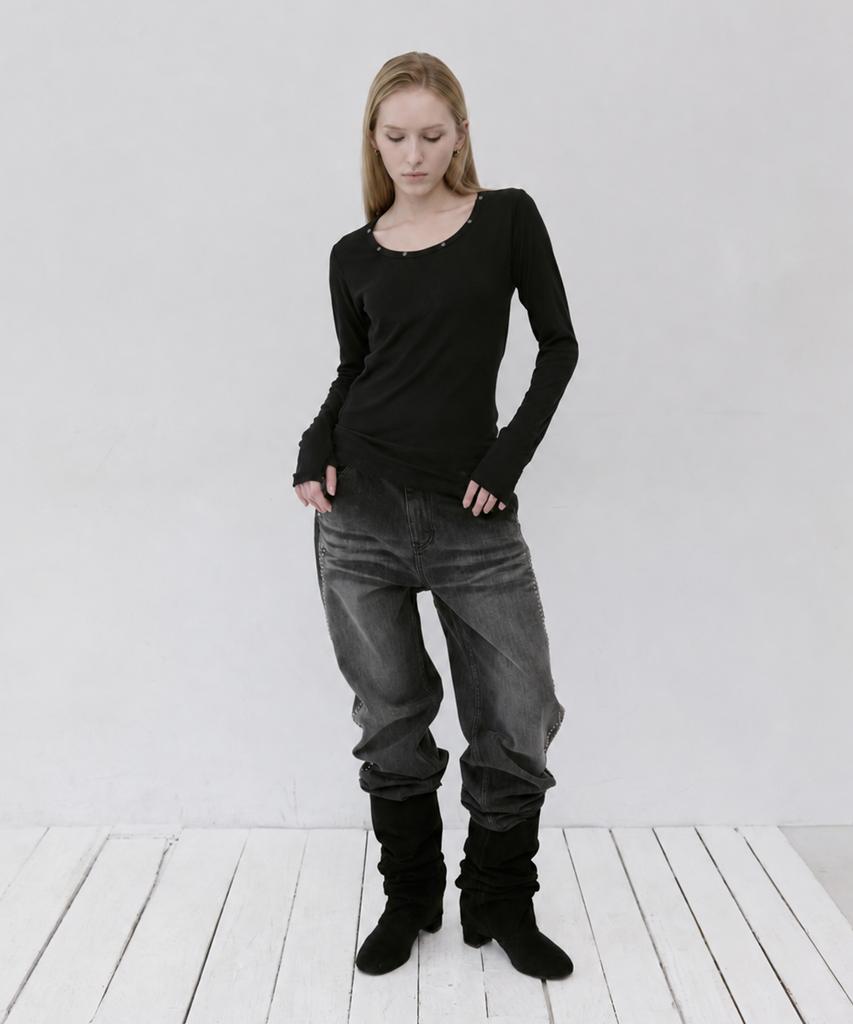 LEKIM Lwe U-Neck Long Sleeve (Black)