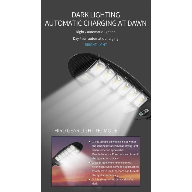 2000MAH Solar Powered Led Wall Light Outdoor Motion Sensor Waterproof IP65 Lighting for Garden Path Garage Yard Street Lamps