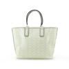 Michael Kors Jodie Classic Vintage Monogram Print Faux Leather Tote Bag Women Tote Mint-Green 35H1T2JT1C-ATOM