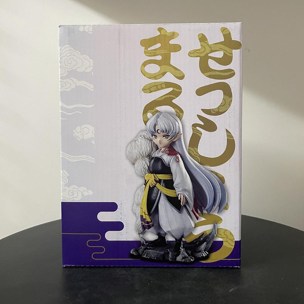 17cm Inuyasha Sesshoumaru PVC Action Figure Bakusaiga Sesshoumaru Anime Figure  Model Toys Collection Decoration Doll Gifts