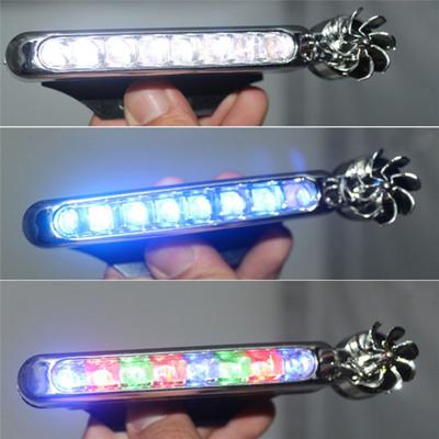 2 Adet/takım Araba Rüzgar Işığı Araba Çok İşlevli LED Işıkları Motosiklet Dekoratif Işıkları