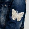 Glittering Sequins Butterfly Applique Decoration For Fabric Improvement On Hats Bags And DIY Ideas