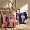 YUQI Chinese Singer Cushion Cover Soft Plush Double-Sided Printed Sofa Pillow Cushion Cover | Cozy All-Season Durable Decor Gift
