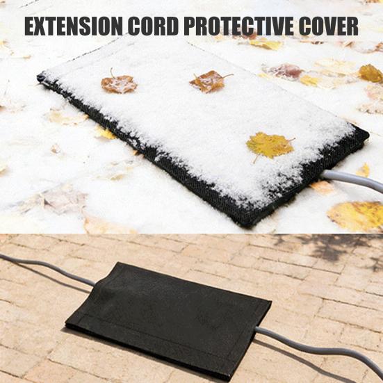 3 Piezas Cubierta de Seguridad para Cable de Extensión para Exteriores Tela Oxford Impermeable Cubierta para Enchufe Eléctrico Protector de Funda para Conectores de Cable Resistente a la Intemperie