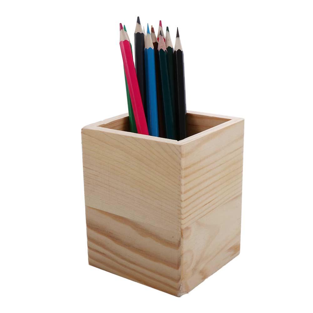 Desktop Office Organizer Pen Holder Desktop Storage Box 1/2 Grid Organizer Stationery Organizer
