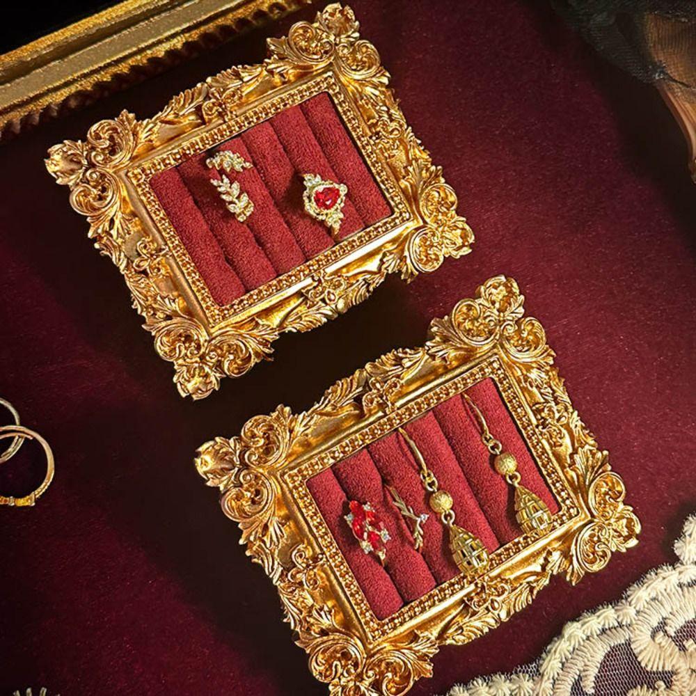 Fotoram Smyckesställ Hartsfotoram Ringfat Fotovisning Artikel Rekvisita