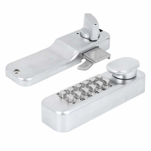 xuuyuu Digital Code Lock, Zinc Alloy Digital Door Lock, 1-11 Digits (No Repeat), Door Thickness 10-60mm, Anti-Theft, for Sliding Doors, Office Doors,