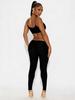 D9600 Women's Fashionable Sexy Spaghetti Strap Hollow Out Bodysuit