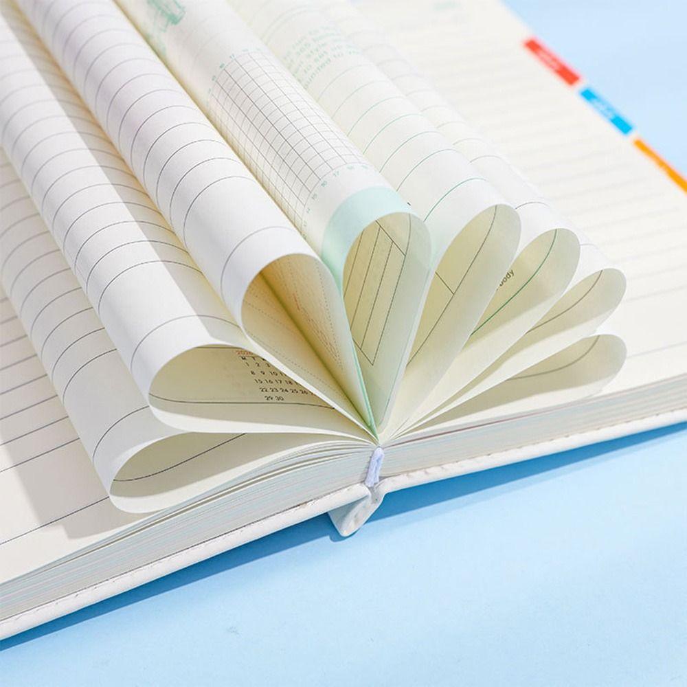 Wear-resistant 2026 Schedule Planner Notepad English 365 Days Efficiency Notebook  Office Supplies