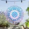 360 Grad drehende Metall-Windspiel 25,4 cm Künstlerisches Design mit kinetischem Effekt Perfekt für Gartendekoration Alle Jahreszeiten Geschenk für Freunde Familie