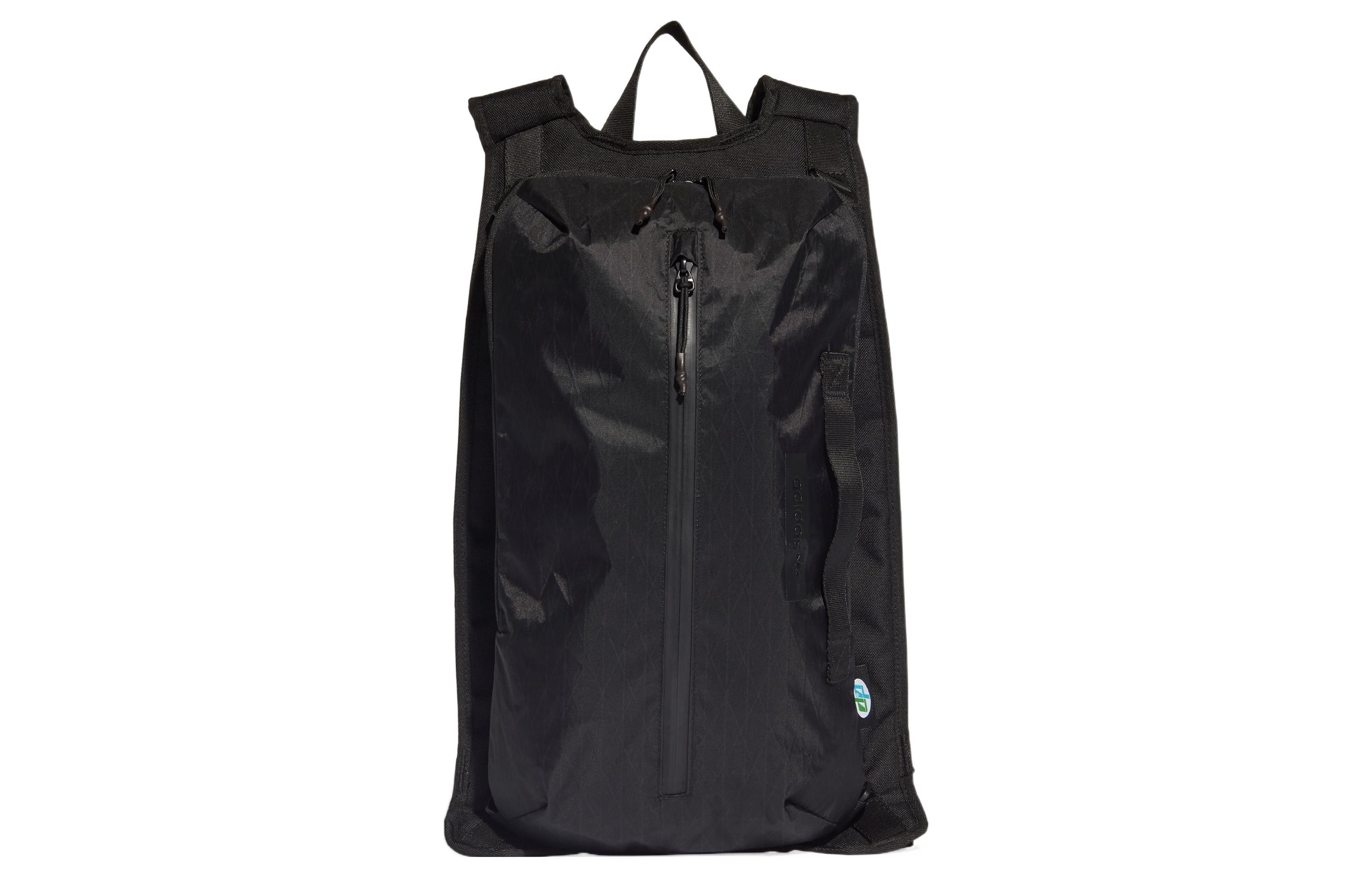 Adidas Originals Zip Closure Mesh Backpack Regular Unisex Black GD4804