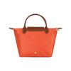 LONGCHAMP Le Pliage Polyamide Canvas With Leather Dumpling Bag Handbag Small Womens Orange