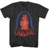 Carrie Movie Stephen King Horror Film Carrie Face Blue Outline Men's T Shirt  Unisex T-Shirt
