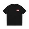 BALENCIAGA Summer New Arrival Cotton Printed Crew-Neck Short-Sleeve T-Shirt Black F131