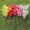 106cm Artificial Peach Blossom Branch Plum Cherry Blossom Silk Flower for Home Room Garden Decoration Wedding Party DIY Vase