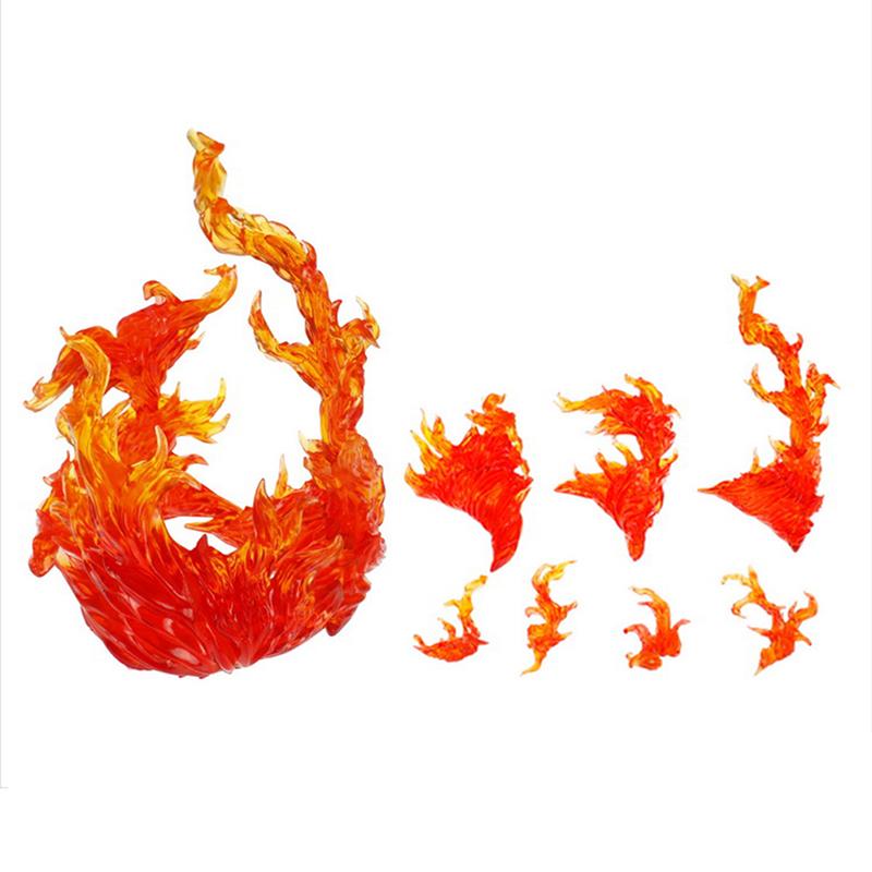 Эффект Пламени Ударная Модель Фигурка Экшн Специальный Эффект Экшн Аксессуары красный