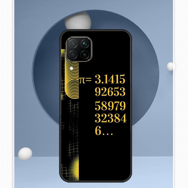 Math formula Pi For Huawei Nova 12s 12i 11i 8i Y91 Y60 Y70 Y72 Y90 Y61 9 10 SE P20 P40 Lite P30 P60 Pro Case