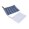 Printed Diaper Bag Double Zipper Wet Dry Dual Use Waterproof Exquisite Digital Printing Diaper Storage Bag