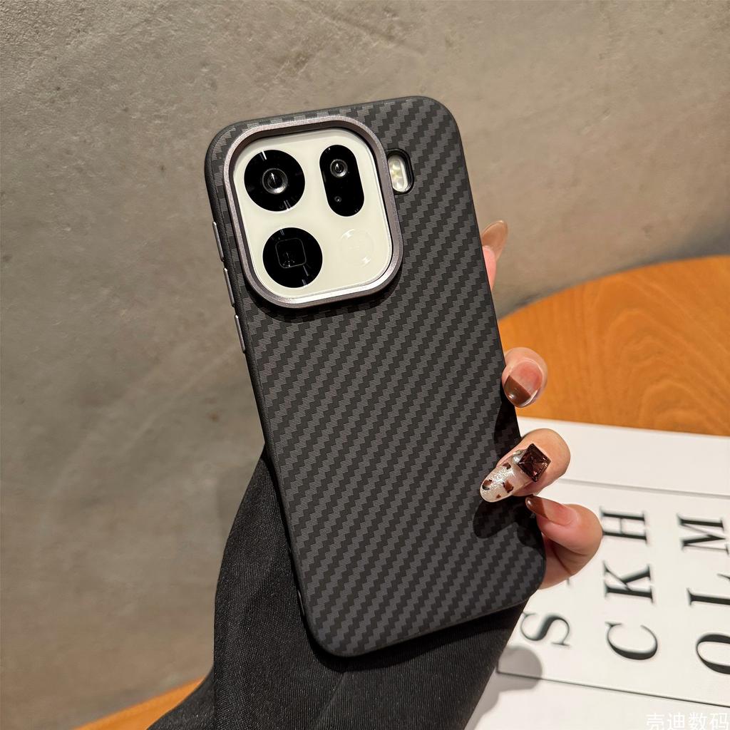 Case For OPPO Find X9 Pro Magnetic Carbon Fiber Anti Fingerprint Anti Fall Protect Case For OPPO Find X9 Shell Shockproof Bumper
