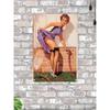 Pin Up Girl Blechschild 30x20cm, Vintage Retro Wanddeko