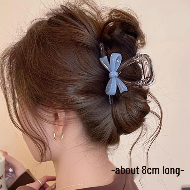 Elegant Large Hair Claw Clip for Thick Hair - High-End Korean Updo Shark Clip