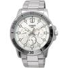 Casio Standard Quartz Men's Watch MTP-VD300D-7E Silver Metal Band 24-Hour Display International Model